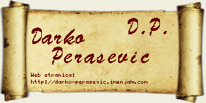 Darko Perašević vizit kartica